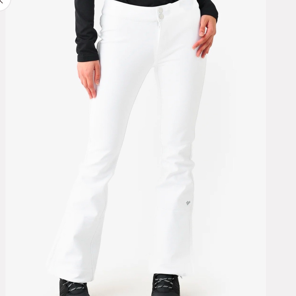 Obermeyer Women’s ski pants. The Bond Pant, Size 14, white. New with tags.